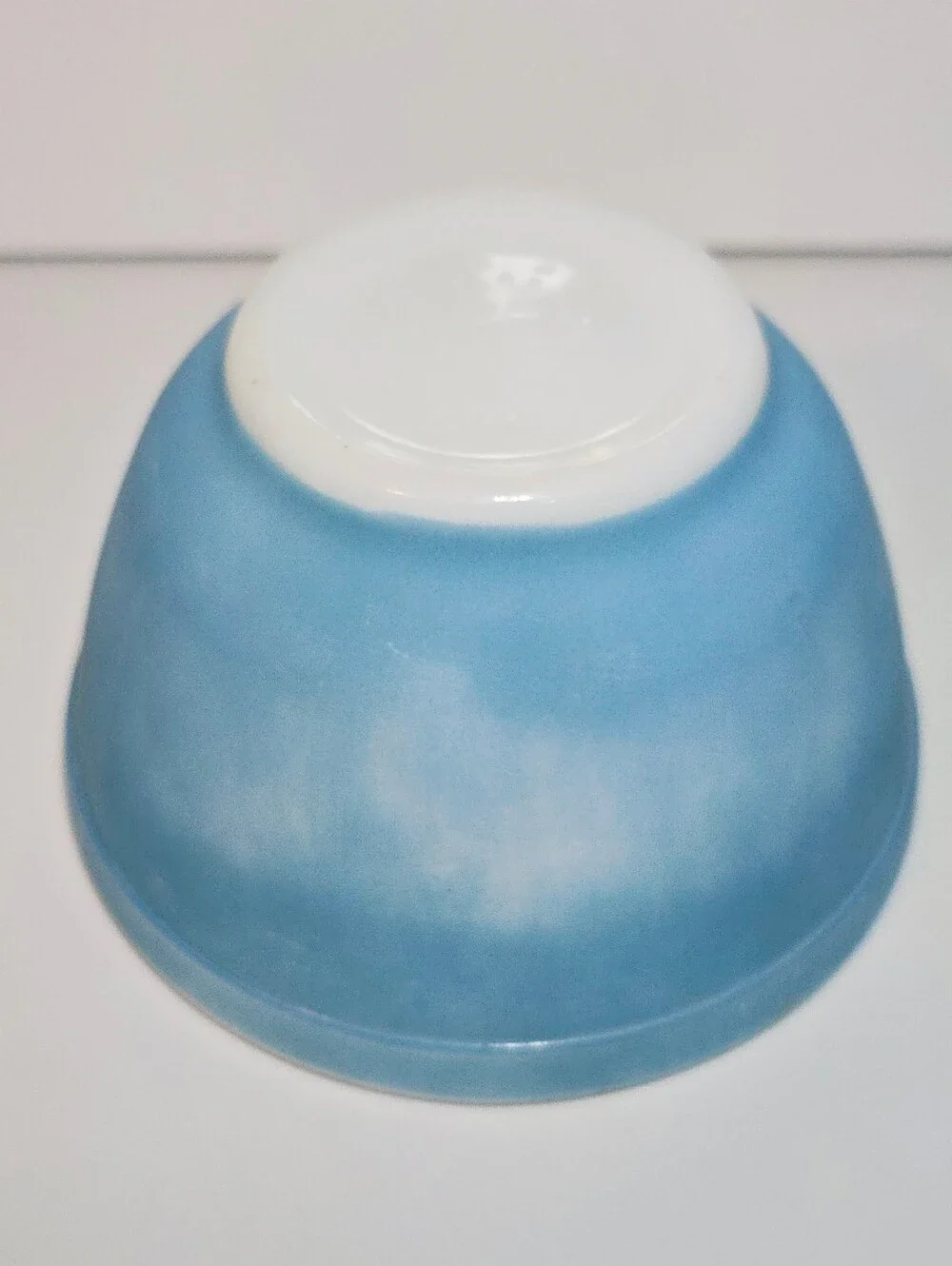 Pyrex Primary Color Green & Blue Mixing Bowls Set Of 2 Vintage Kitchenware